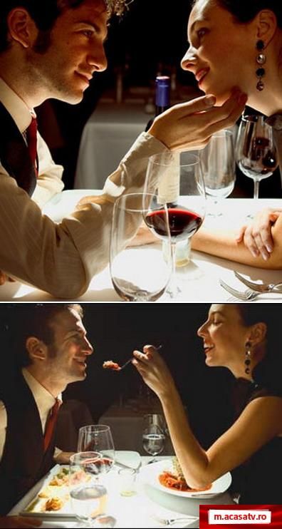 Esti invitata la o cina romantica? Ai grija ce mananci, ca sa ai energie pentru restul serii!