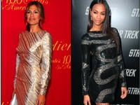 Eva Mendes şi Zoë Saldaña - două actriţe şi ţinutele lor lucitoare! - GALERIE FOTO!