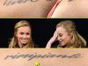 Hayden Panettiere are un tatuaj scris gresit! Rusinica! 