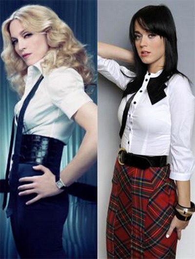 Katy Perry s-a lasat coplesita de emotii cand a cunoscut-o pe Madonna!