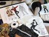 schite de costume din arhiva designerilor Dennis Tompkins si Michael Bush