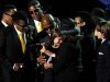 Donatella Versace a imbracat familia Jackson pentru funeraliile lui Michael