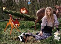 Stella McCartney l-a ales pe Bambi pentru a adauga o nota de inocenta colectiei toamna-iarna 2009-2010!