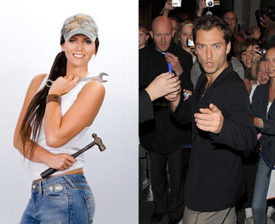 Jude Law va avea o fetita cu actrita Samantha Burke!