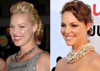 Katherine Heigl si-a schimbat look-ul! Iti place mai mult blonda sau satena?