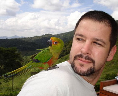 Murilo Benicio isi iubeste copiii, pe Guilhermina si pe Francisco, papagalul lui FOTO!