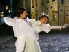 Adela Popescu si Mihai Petre: vals la miezul noptii, la lumina felinarelor!