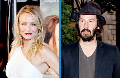 Cameron Diaz si Keanu Reeves, surprinsi in ipostaze romantice la cina! Crezi ca ar fi un cuplu potrivit?