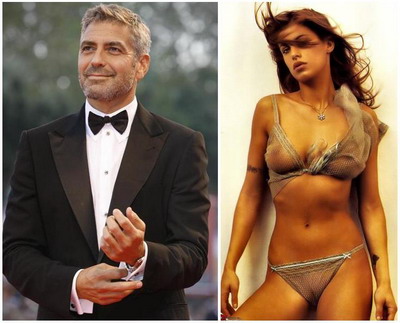 George Clooney i-a cerut superbei italience Elisabetta Canalis sa se mute cu el in Los Angeles!