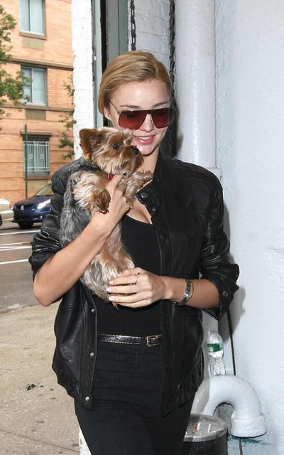 Miranda Kerr are un catelus adorabil! GALERIE FOTO!