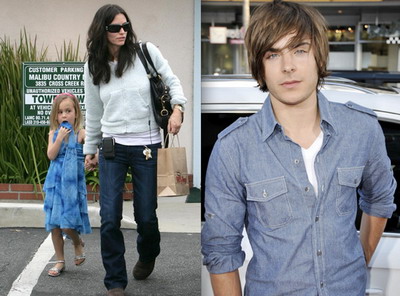 Fiica lui Courtney Cox a fost intimidata de Zac Efron!