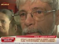 Premiera istorica! Aproape 2.500.000 de romani au urmarit filmul de lung metraj "State de Romania - Student la Sorbona"!