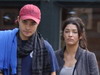 Ed Westwick si Jessica Szohr formeaza un cuplu stabil si profita de pauzele de filmare pentru a lua masa impreuna!