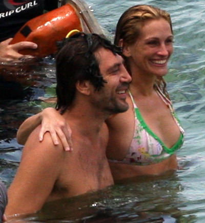 Julia Roberts se simte bine in compania lui Javier Bardem! GALERIE FOTO!
