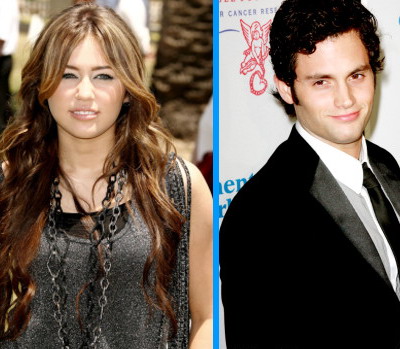 Miley Cyrus a facut o pasiune pentru Penn Badgley, interpretul lui Dan Humphrey din Gossip Girl!