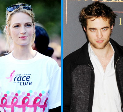 Uma Thurman va fi amanta lui Robert Pattinson in „Bel Ami”!