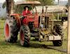 Edith Gonzalez, gata sa piarda controlul asupra tractorului pentru ca nu stie sa franeze