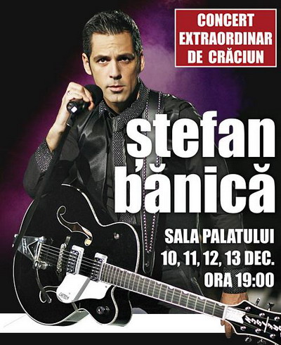 CONCURS: Castiga o invitatie la concertul de Craciun al lui Stefan Banica!