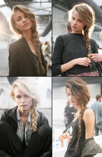 Hair Trend: Coada impletita rebel intr-o parte! GALERIE FOTO!
