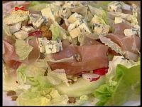 Salata cu jambon si pepene galben