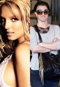 Britney Spears, din nou bruneta! Iti place?