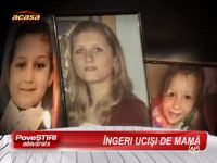 Cele doua fetite ucise cu sange rece si mama criminala au fost conduse pe ultimul drum! VIDEO