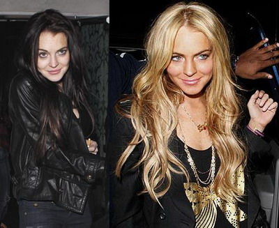 Lindsay Lohan este din nou bruneta! Iti place cum ii sta?