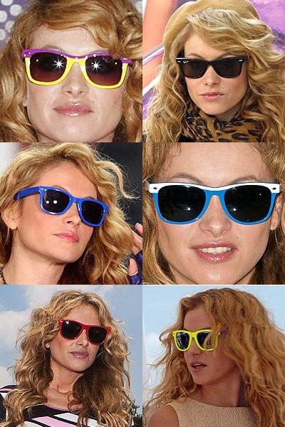 Paulina Rubio si ochelarii ei multicolori FOTO!