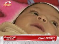 Bebelusul uitat in incubator la maternitate a fost crestinat! VIDEO
