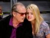 Lorraine impreuna cu tatal ei, Jack Nicholson