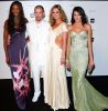 Naomi Campbell, Alexander McQueen, Kate Moss si Anabelle Nielsen, after party la American Express Fashion Show, iunie 2004