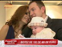 Cristina Spatar si sotul ei au cheluit o avere la crestinarea fiului lor, care a avut parte de o petrecere regala! VIDEO