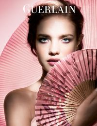 Natalia Vodianova iti propune un machiaj de primavara in tonuri proaspete de roz si violet de la Guerlain! FOTO!