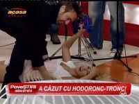 Dana Rogoz a inceput noul sezon al emisiunii "De suflet" cu o cazatura zdravana in platou! FOTO&VIDEO