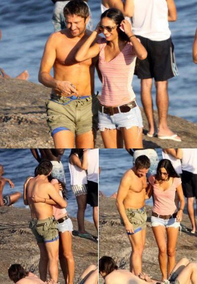 Gerard Butler a inlocuit-o pe Jennifer Aniston cu o brazilianca focoasa