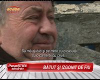 Tatal lovit si aruncat in strada de propriul fiu si-a petrecut zile si nopti intregi in frig!