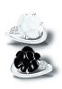 Inel Chanel cu camelie de onix negru sau alb si diamante (model J2940) - Kristen a purtat negru