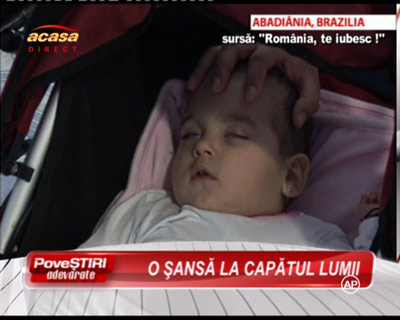 Alexandra are nevoie de ajutor pentru 6 implanturi cu celule stem in China! VIDEO