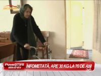 Caz socant in orasul Fieni! O batrana de 67 de ani a ajuns sa cantareasca doar 30 de kilograme VIDEO!