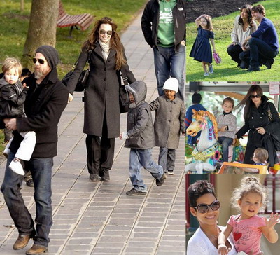 Copiii celebritatilor sunt rasfatati in familie la fel ca cei care nu sunt urmariti de paparazzi! FOTO