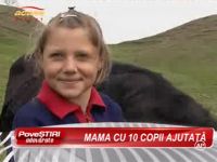 Femeia bolnava de cancer care are 9 copii de crescut a primit ajutor de la multi oameni cu suflet bun! VIDEO