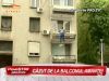 Un barman a cazut cand incerca sa ajunga pe balconul presupusei amante, blonda banuita ca ar fi avut o aventura cu Adi Mutu! VIDEO