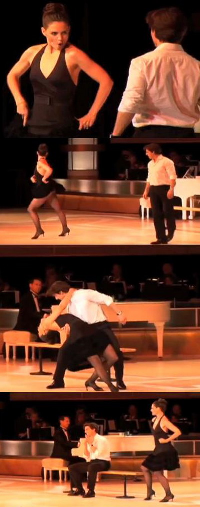 Katie Holmes si Tom Cruise – un cuplu de milioane si pe scena! VIDEO