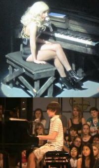 Little Lord GaGa - Greyson Michael Chance face furori pe net cantand „Paparazzi” - VIDEO