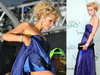 Paris Hilton si-a aratat fundul la Cannes! A fost in pericol sa-si dezgoleasca si sanii!