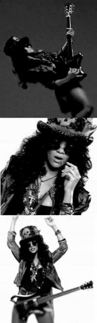 Rihanna il imita pe Slash – fostul chitarist de la Guns N’Roses – in noul ei videoclip! FOTO&VIDEO