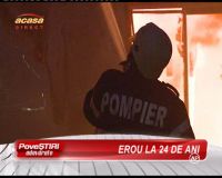 Un tanar pompier a murit dupa ce a salvat viata unui coleg - VIDEO