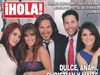 Dulce Maria, Anahi, Christian Chavez si Maite Perroni – pe coperta revistei „Hola!”, in onoarea lui Pedro Damian