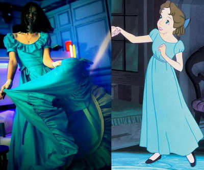 Laura Vargalui si-a facut o rochie inspirata de cea purtata de Wendy, iubita lui Peter Pan! VIDEO