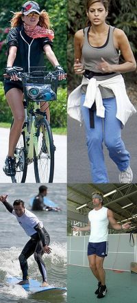 Ce sporturi practica celebritatile – GALERIE FOTO